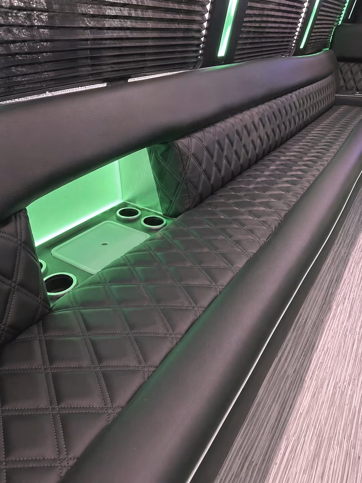 Boynton Beach Bachelor & Bachelorette Transportation party bus interior