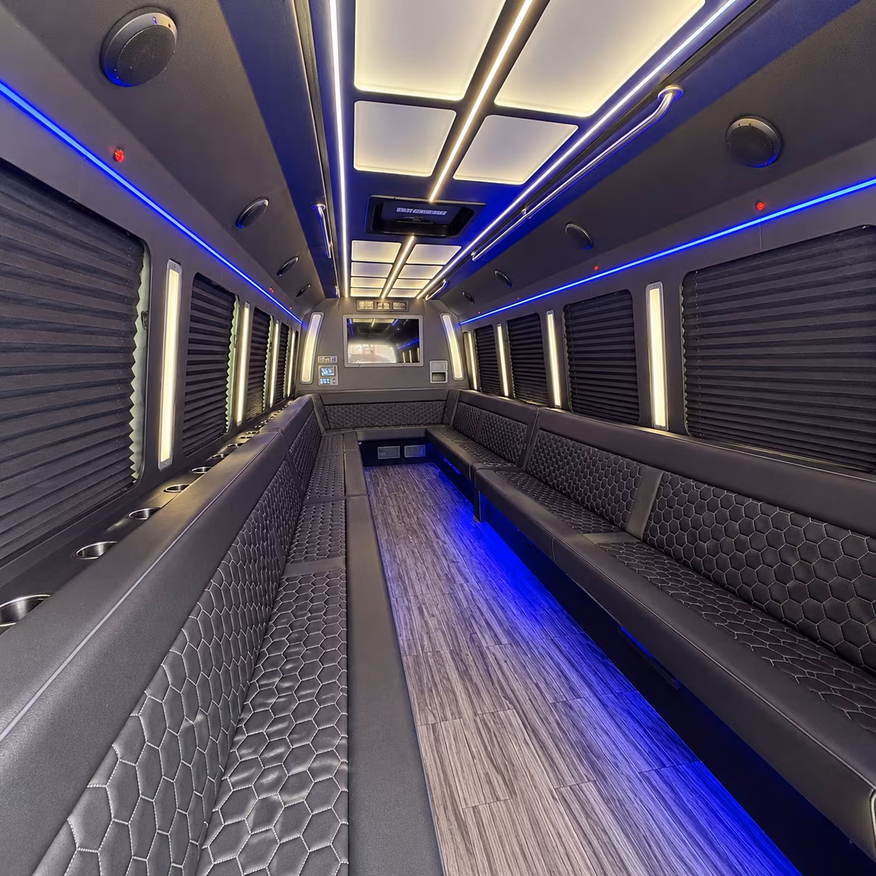 Boynton Beach Concert & Music Festival Transportation party bus interior