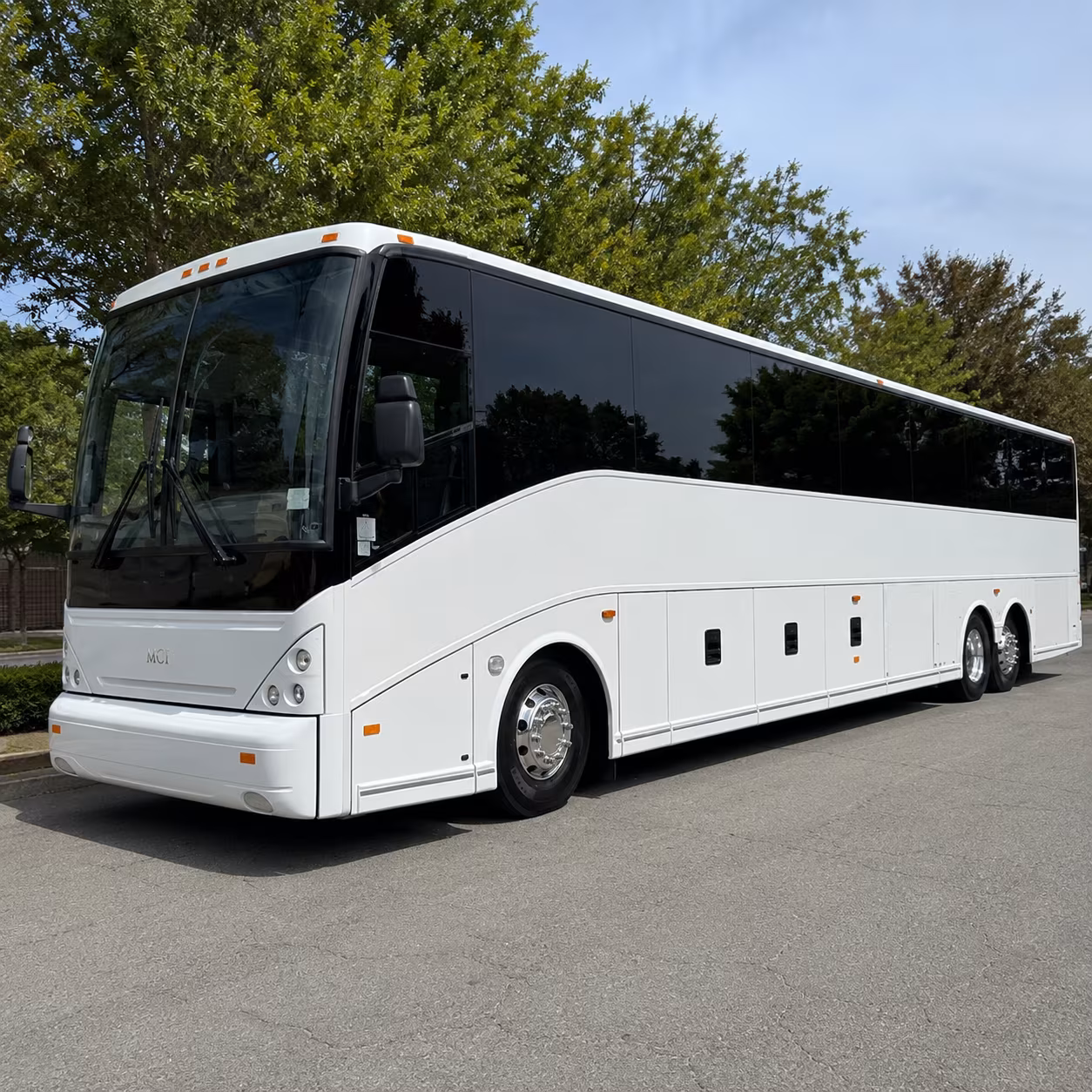 Boynton Beach Corporate Transportation party bus exterior