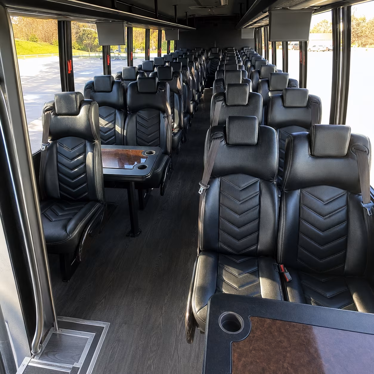 Boynton Beach Corporate Transportation onboard seating