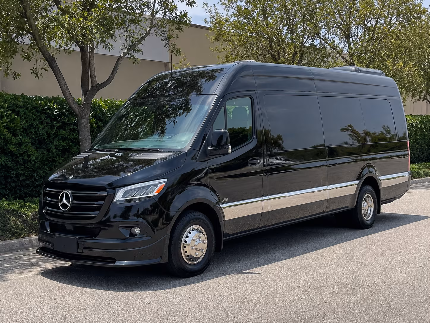 Boynton Beach School Event Transportation party bus exterior