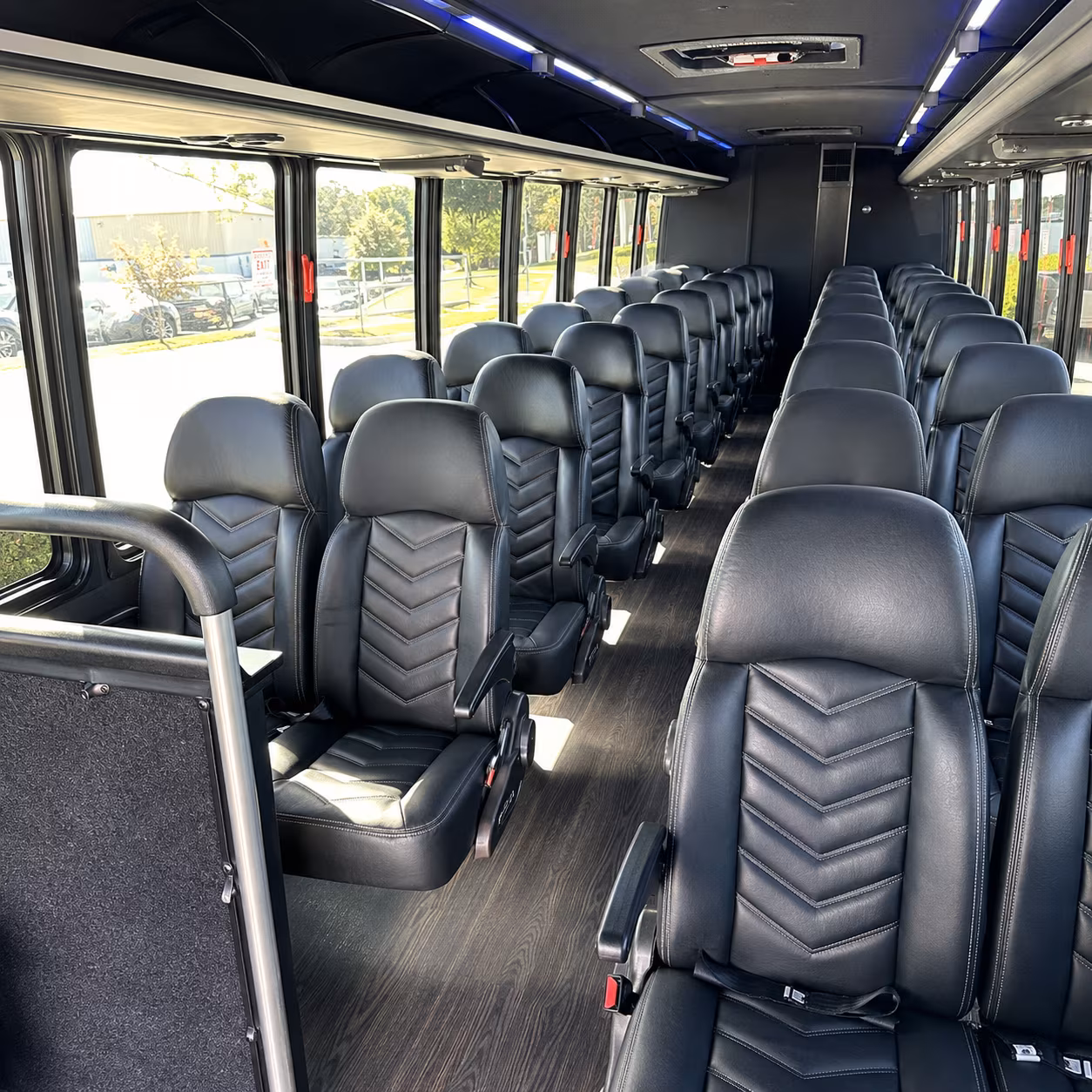 Boynton Beach School Event Transportation party bus exterior