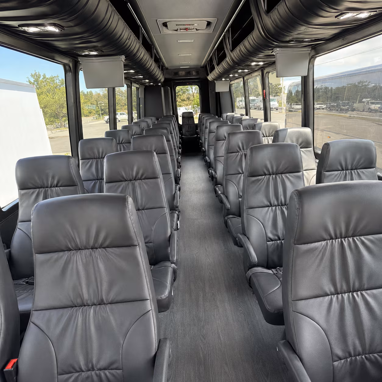 Boynton Beach School Event Transportation party bus exterior
