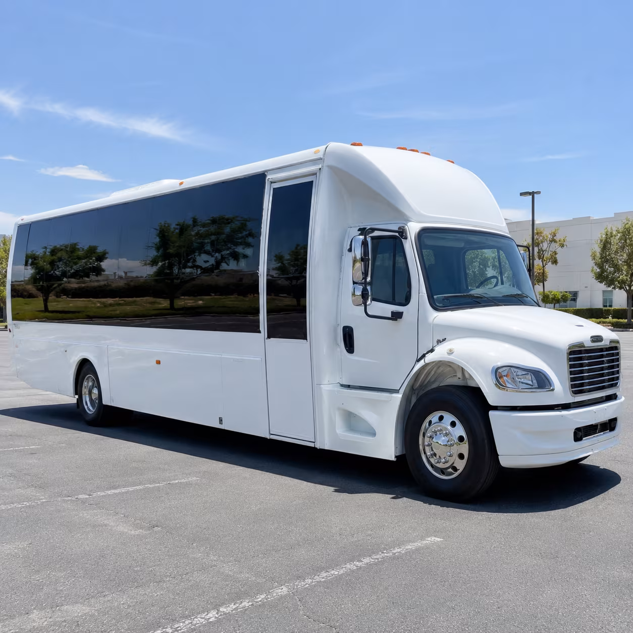 Boynton Beach Sporting Event Transportation party bus exterior