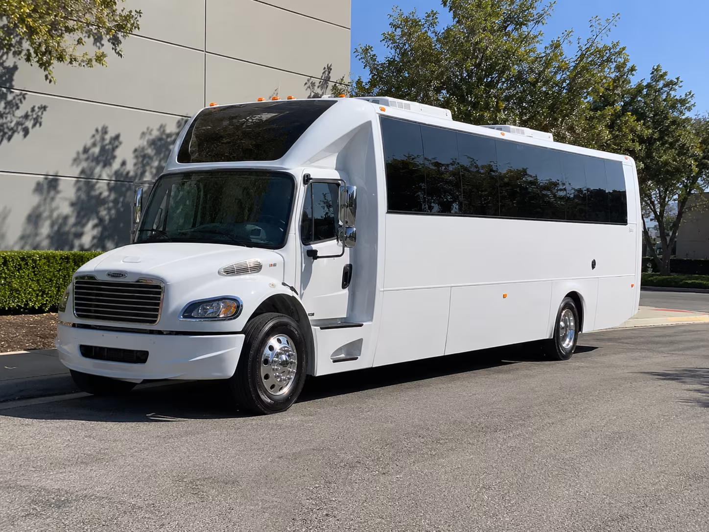 Boynton Beach Sporting Event Transportation party bus exterior