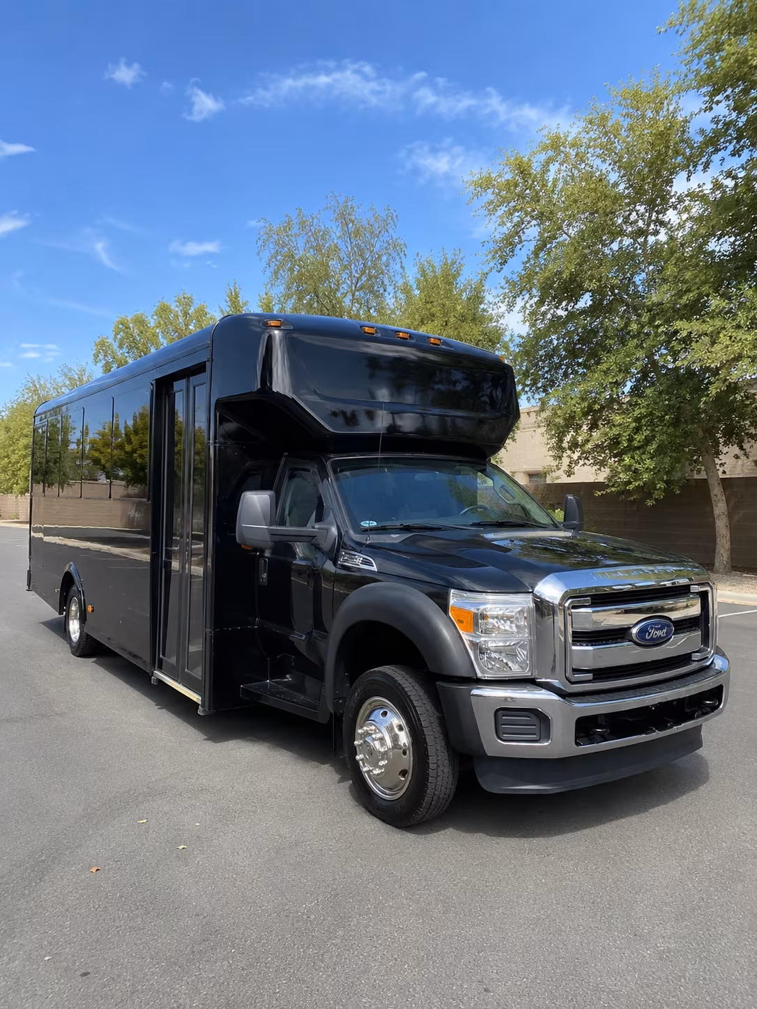 Boynton Beach Sporting Event Transportation party bus exterior