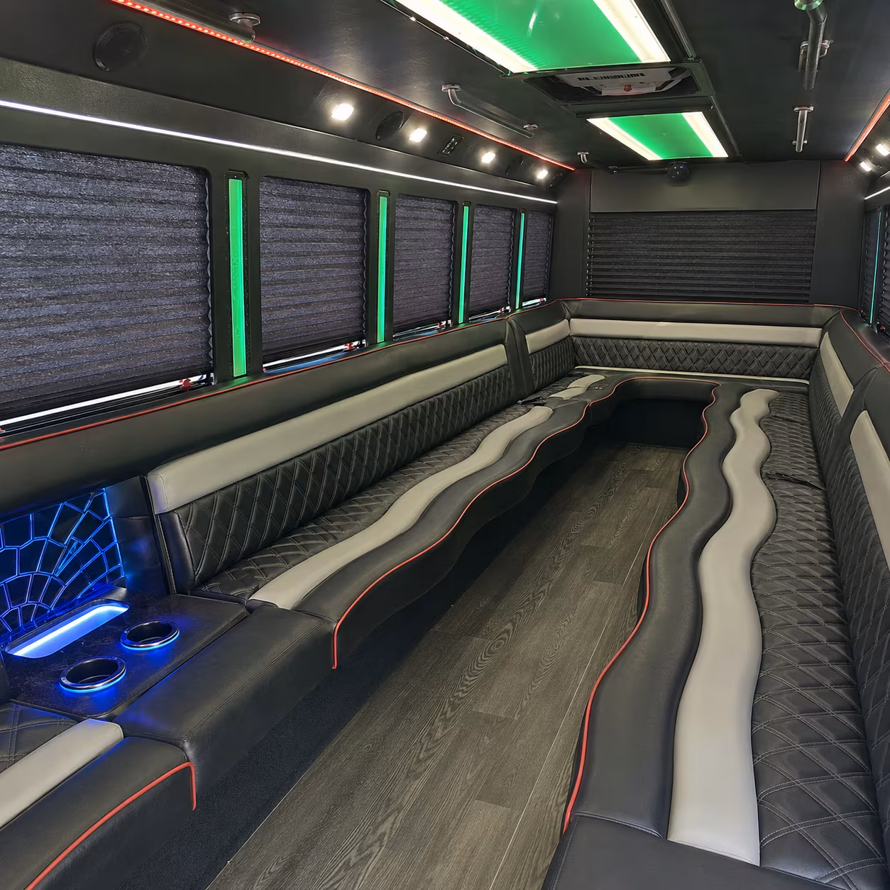 Boynton Beach Sporting Event Transportation onboard seating