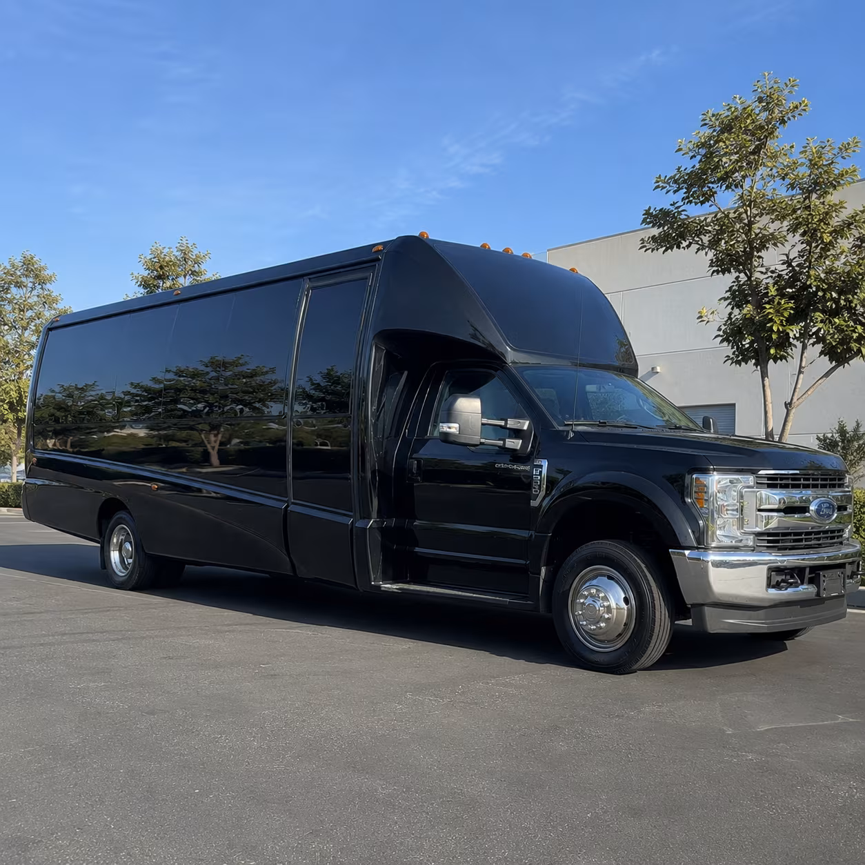 Boynton Beach Wedding Transportation party bus exterior