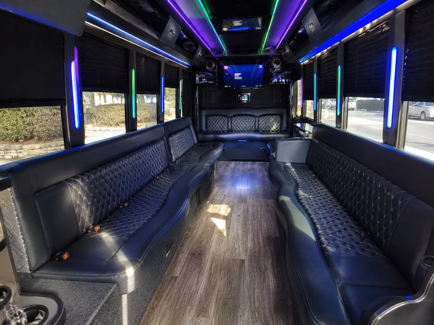 Boynton Beach Winery Tour & Pub Crawl Transportation party bus exterior