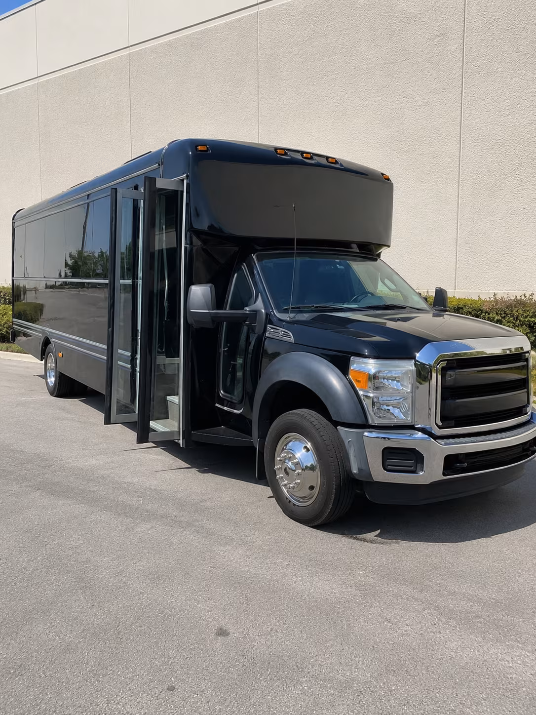 Interior of a party bus rental serving Boynton Beach